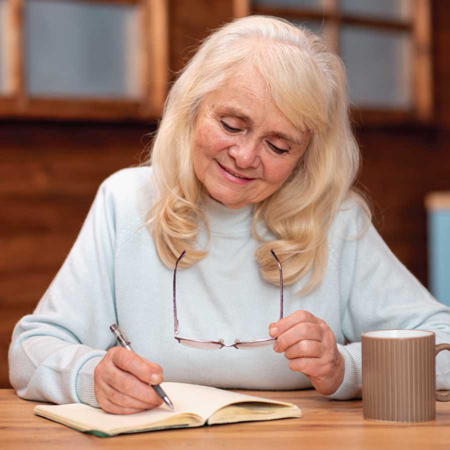 Een ouderwetse secretaresse